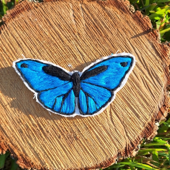 Turquoise butterfly patch🦋 - Picture 2 of 2